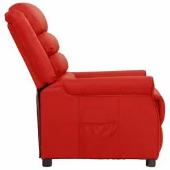 VidaXL Fauteuil inclinable Rouge bordeaux Similicuir 10 VidaXL Fauteuil inclinable Rouge bordeaux Similicuir -Fauteuils Soldes image 3 338828