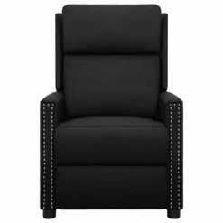VidaXL Fauteuil inclinable Noir Similicuir -Fauteuils Soldes image 3 338836
