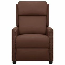 VidaXL Fauteuil inclinable Marron Similicuir 10 VidaXL Fauteuil inclinable Marron Similicuir -Fauteuils Soldes image 3 338837