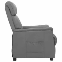 VidaXL Fauteuil inclinable Gris Similicuir -Fauteuils Soldes image 3 338854