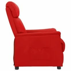VidaXL Fauteuil inclinable Rouge bordeaux Similicuir -Fauteuils Soldes image 3 338856
