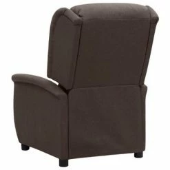 VidaXL Fauteuil inclinable Marron Tissu 10 VidaXL Fauteuil inclinable Marron Tissu -Fauteuils Soldes image 3 338868