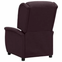 VidaXL Fauteuil inclinable Violet Tissu -Fauteuils Soldes image 3 338871