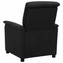 VidaXL Fauteuil inclinable Noir Tissu -Fauteuils Soldes image 3 338898