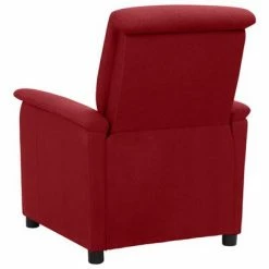 VidaXL Fauteuil inclinable Rouge bordeaux Tissu -Fauteuils Soldes image 3 338899