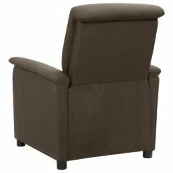 VidaXL Fauteuil inclinable Marron Tissu -Fauteuils Soldes image 3 338900
