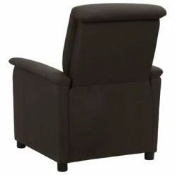 VidaXL Fauteuil inclinable Marron foncé Tissu 10 VidaXL Fauteuil inclinable Marron foncé Tissu -Fauteuils Soldes image 3 338901