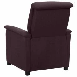VidaXL Fauteuil inclinable Violet Tissu -Fauteuils Soldes image 3 338903