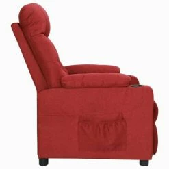 VidaXL Fauteuil inclinable Rouge bordeaux Tissu 10 VidaXL Fauteuil inclinable Rouge bordeaux Tissu -Fauteuils Soldes image 3 339085