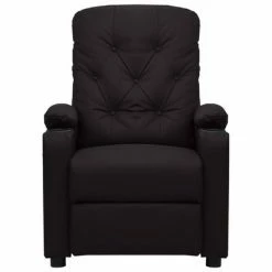 VidaXL Fauteuil inclinable Noir Similicuir 10 VidaXL Fauteuil inclinable Noir Similicuir -Fauteuils Soldes image 3 339122