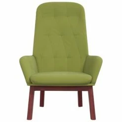 VidaXL Chaise de relaxation Vert clair Velours -Fauteuils Soldes image 3 341221