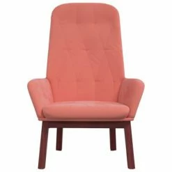 VidaXL Chaise de relaxation Rose Velours 10 VidaXL Chaise de relaxation Rose Velours -Fauteuils Soldes image 3 341222