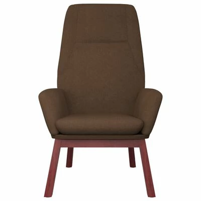 VidaXL Chaise de relaxation Marron Tissu 5 VidaXL Chaise de relaxation Marron Tissu – Image 3