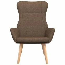 VidaXL Chaise de relaxation Marron Tissu 10 VidaXL Chaise de relaxation Marron Tissu -Fauteuils Soldes image 3 341397