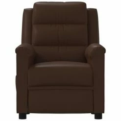 VidaXL Fauteuil inclinable Marron Similicuir 10 VidaXL Fauteuil inclinable Marron Similicuir -Fauteuils Soldes image 3 342365