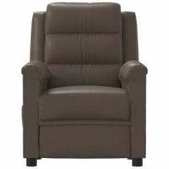 VidaXL Fauteuil inclinable Gris Similicuir -Fauteuils Soldes image 3 342366