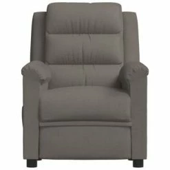 VidaXL Fauteuil inclinable Gris clair Velours 10 VidaXL Fauteuil inclinable Gris clair Velours -Fauteuils Soldes image 3 342377