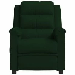 VidaXL Fauteuil inclinable Vert foncé Velours -Fauteuils Soldes image 3 342379