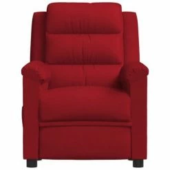 VidaXL Fauteuil inclinable Rouge bordeaux Velours -Fauteuils Soldes image 3 342382