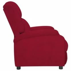 VidaXL Fauteuil inclinable Rouge bordeaux Velours 10 VidaXL Fauteuil inclinable Rouge bordeaux Velours -Fauteuils Soldes image 3 342404