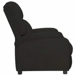 VidaXL Fauteuil inclinable Noir Velours -Fauteuils Soldes image 3 342405