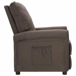 VidaXL Fauteuil inclinable Taupe Tissu 10 VidaXL Fauteuil inclinable Taupe Tissu -Fauteuils Soldes image 3 342442