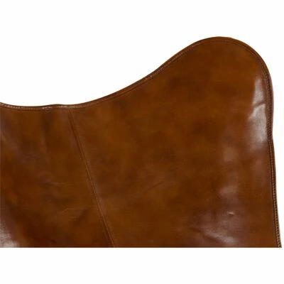 Lesli Living Chaise papillon Buffalo 75x75x87 cm Marron 5 Lesli Living Chaise papillon Buffalo 75x75x87 cm Marron – Image 3