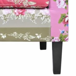 VidaXL Fauteuil avec design de patchwork Tissu -Fauteuils Soldes image 4 240650