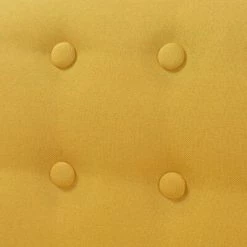 VidaXL Fauteuil Jaune Tissu -Fauteuils Soldes image 4 244069