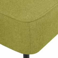 VidaXL Chaise de cocktail Vert Tissu -Fauteuils Soldes image 4 244099