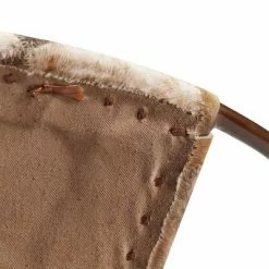 VidaXL Chaise Losange Marron Cuir véritable -Fauteuils Soldes image 4 246370