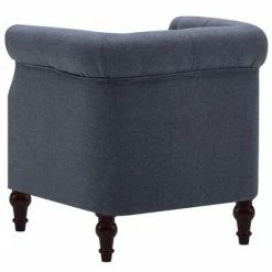 VidaXL Fauteuil Gris foncé Tissu -Fauteuils Soldes image 4 247005