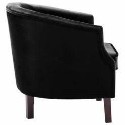 VidaXL Fauteuil Noir Velours -Fauteuils Soldes image 4 247007