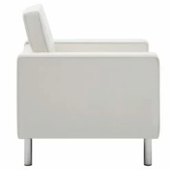 VidaXL Fauteuil Blanc Similicuir 11 VidaXL Fauteuil Blanc Similicuir -Fauteuils Soldes image 4 247019