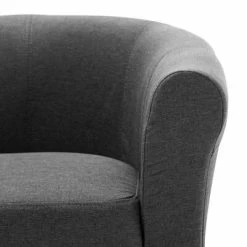 VidaXL Fauteuil Gris foncé Tissu 11 VidaXL Fauteuil Gris foncé Tissu -Fauteuils Soldes image 4 248028