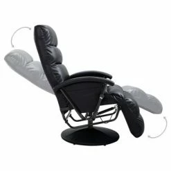 VidaXL Fauteuil inclinable TV Noir Similicuir -Fauteuils Soldes image 4 248475
