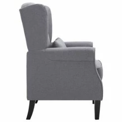 VidaXL Fauteuil Gris foncé Tissu 11 VidaXL Fauteuil Gris foncé Tissu -Fauteuils Soldes image 4 248616