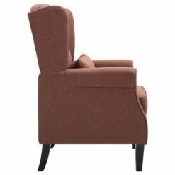 VidaXL Fauteuil Marron Tissu -Fauteuils Soldes image 4 248617