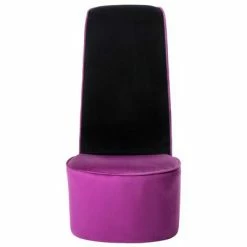 VidaXL Chaise en forme de chaussure à talon haut Violet Velours -Fauteuils Soldes image 4 248645
