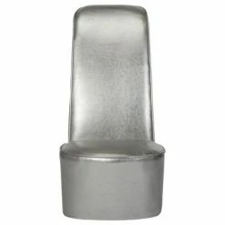 VidaXL Chaise en forme de chaussure à talon haut Argenté Similicuir -Fauteuils Soldes image 4 248649