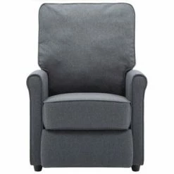 VidaXL Fauteuil inclinable TV Gris foncé Tissu -Fauteuils Soldes image 4 248667