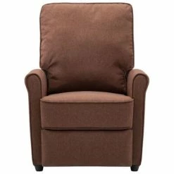 VidaXL Fauteuil inclinable TV Marron Tissu -Fauteuils Soldes image 4 248668