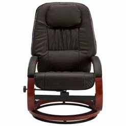 VidaXL Fauteuil inclinable avec repose-pied Marron Similicuir -Fauteuils Soldes image 4 248703