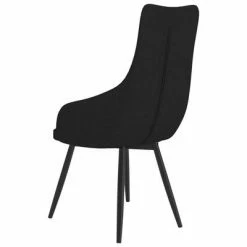VidaXL Chaise de canapé Noir Tissu -Fauteuils Soldes image 4 288598