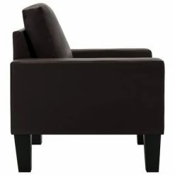 VidaXL Fauteuil Marron Similicuir 11 VidaXL Fauteuil Marron Similicuir -Fauteuils Soldes image 4 288746