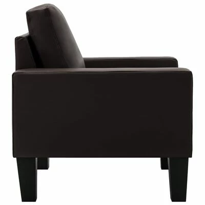 VidaXL Fauteuil Marron Similicuir 6 VidaXL Fauteuil Marron Similicuir – Image 4