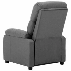 VidaXL Fauteuil inclinable Gris clair Tissu 11 VidaXL Fauteuil inclinable Gris clair Tissu -Fauteuils Soldes image 4 289662