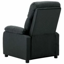 VidaXL Fauteuil inclinable Gris foncé Tissu -Fauteuils Soldes image 4 289663