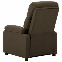 VidaXL Fauteuil inclinable Marron Tissu 11 VidaXL Fauteuil inclinable Marron Tissu -Fauteuils Soldes image 4 289666