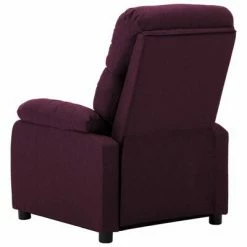 VidaXL Fauteuil inclinable Violet Tissu 11 VidaXL Fauteuil inclinable Violet Tissu -Fauteuils Soldes image 4 289669